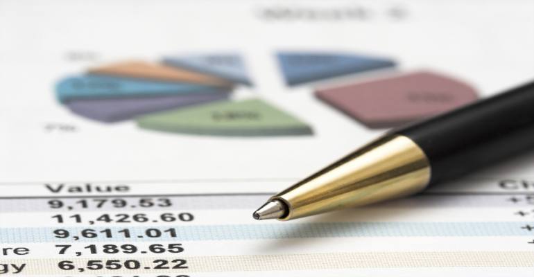 A pen on a budget list