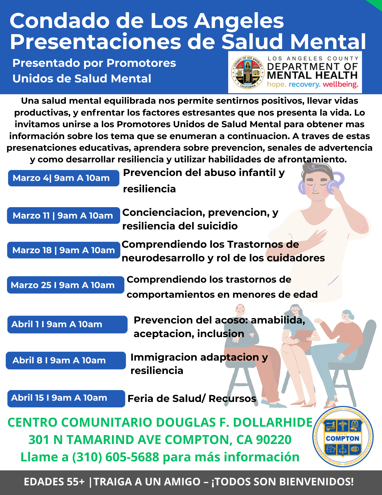 Clase de Salud Mental Marzo 4 -Abril 15